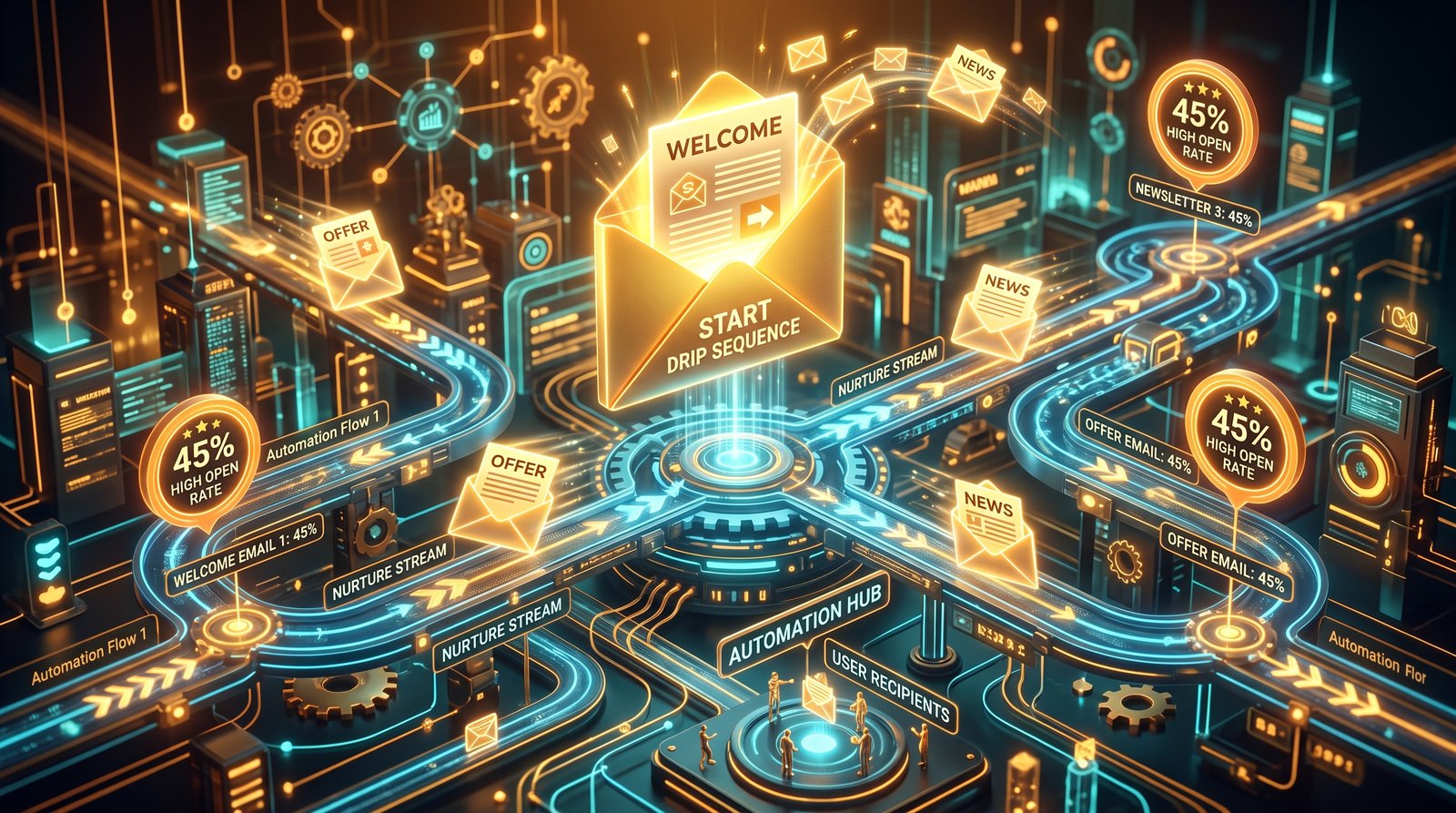 التسويق عبر البريد الإلكتروني وأتمتة سلاسل الاحتفاظ بالعملاء