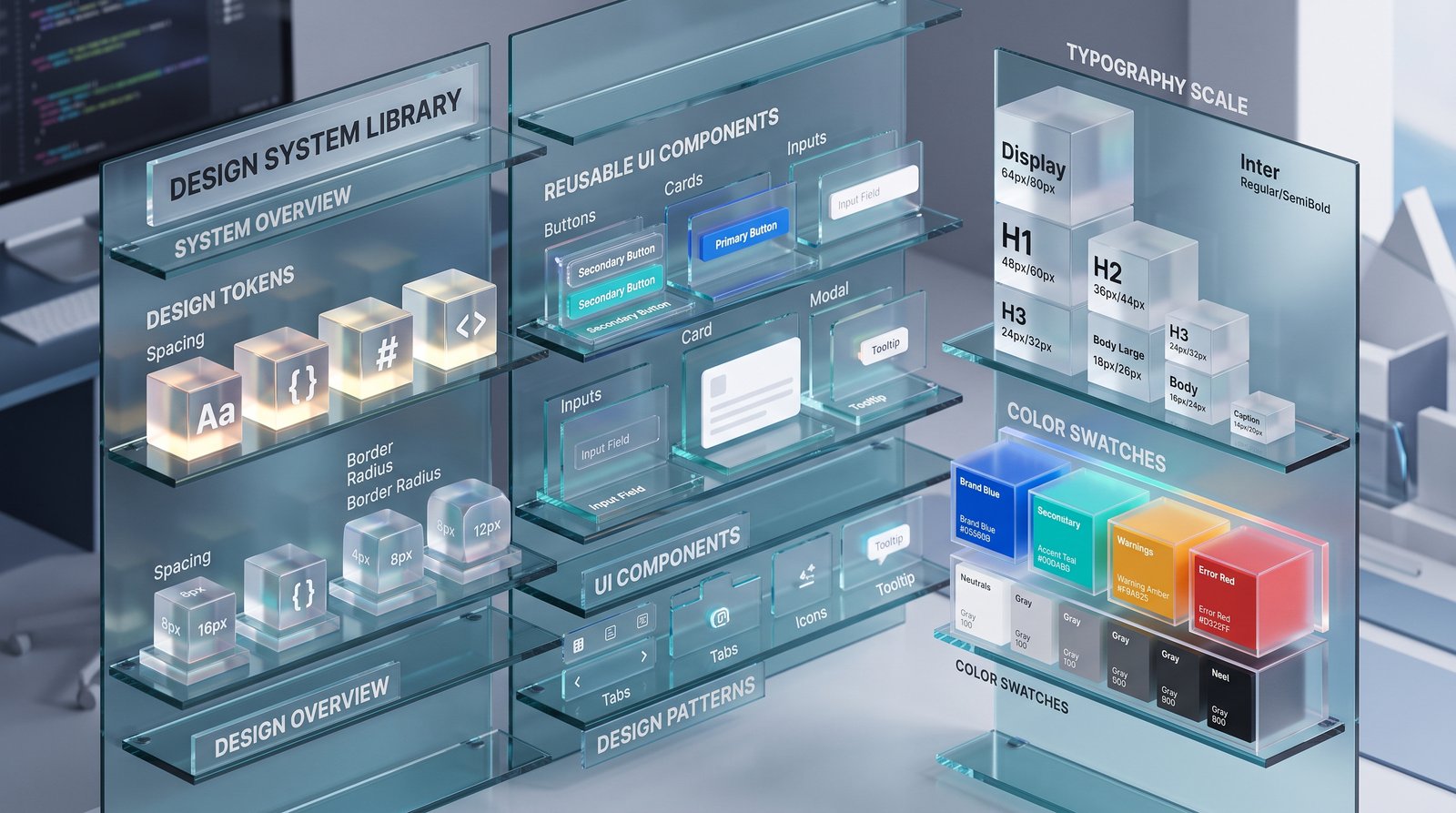 بناء وتوسيع نظم التصميم المتكاملة (Design Systems) للشركات